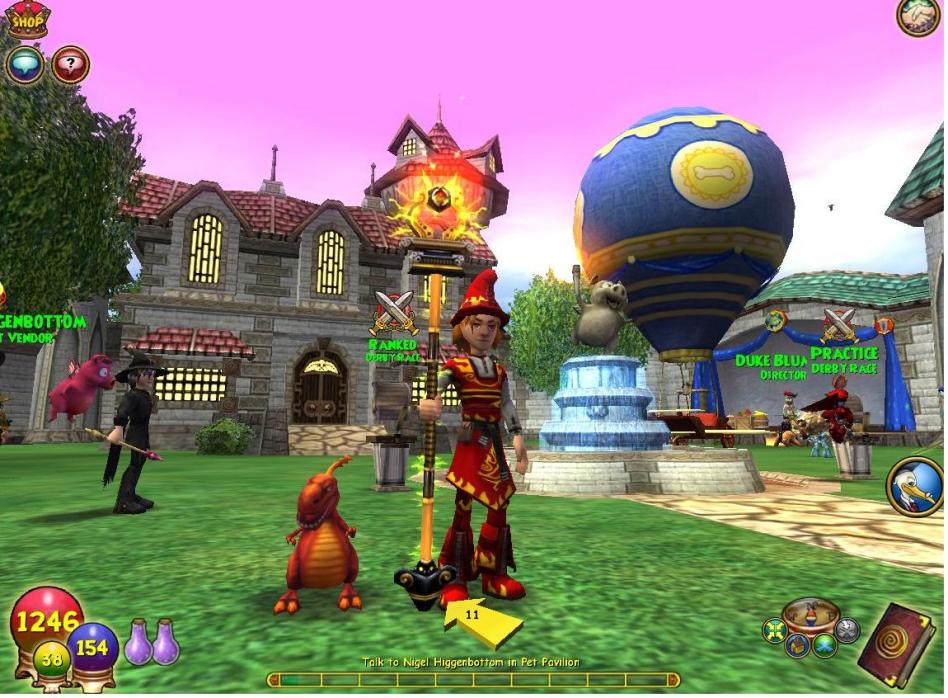 Madame Jasmine in the Pet Pavilion