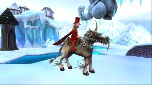 Ditto riding a new Kirin mount