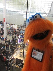 Ditto high above the PAX Floor - so many people!  